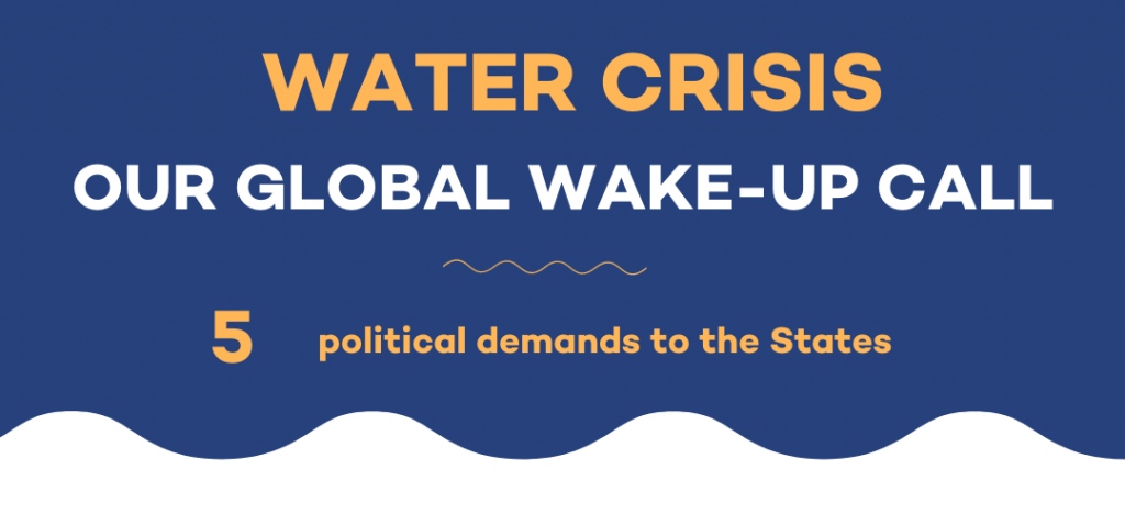 CIVIL SOCIETY'S WAKE-UP CALL TO TACKLE THE GLOBAL WATER CRISIS ...